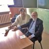 19 апреля 2018 г. доцент кафедры иностранных языков Маркосьян Елена Ивановна организовала творческую встречу студентов I курса филологического факультета с председателем профсоюзной организации трудового коллектива печатного издательства "Tribune" (UK), британским профессором Терри Джонсом (Великобритания). 